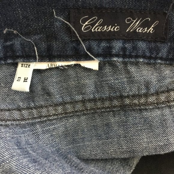 Armani Jeans Men's Dark Wash Bootcut Jeans Sz. 31 - Picture 9 of 12